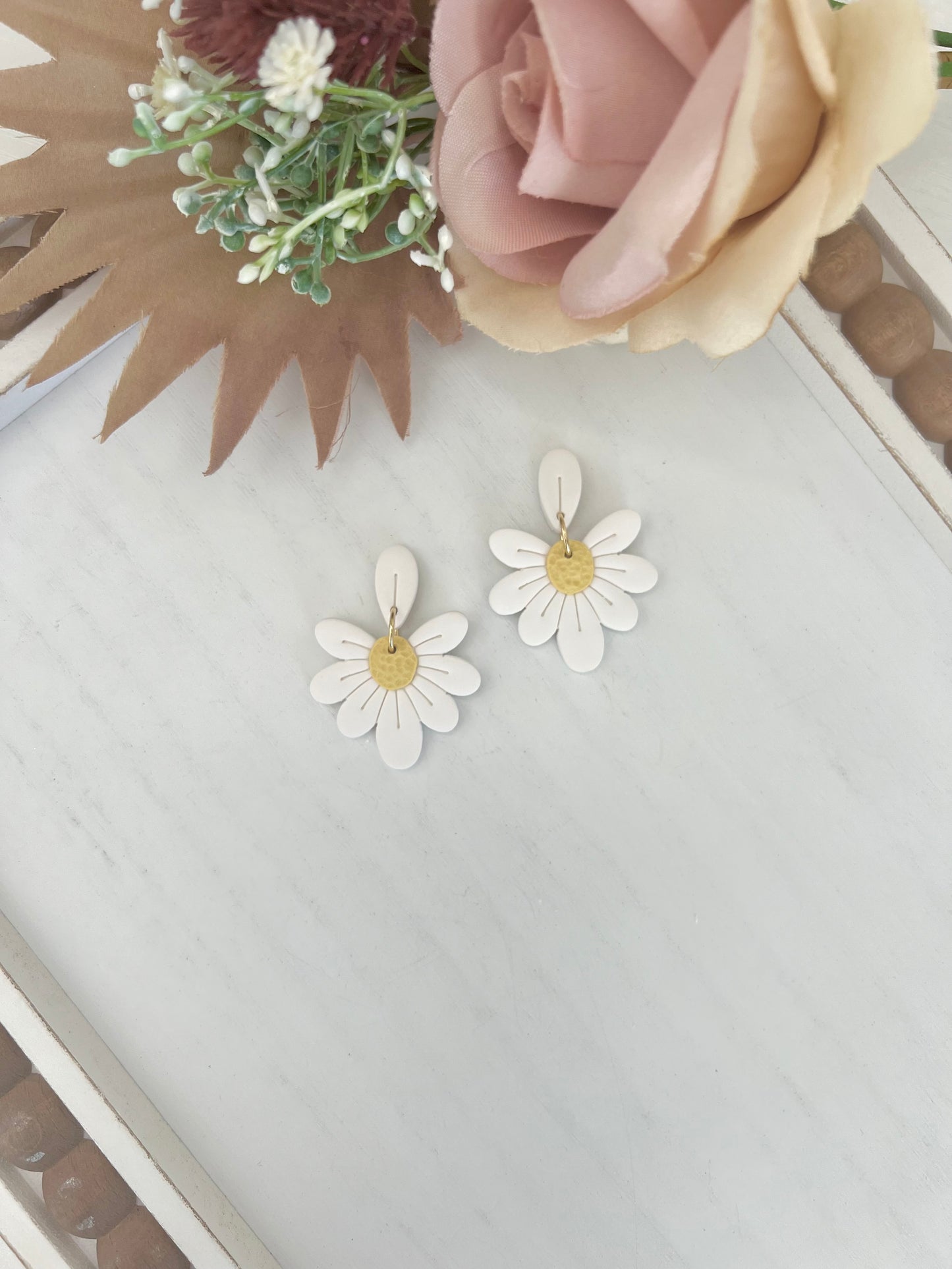 Large Daisy Dangles