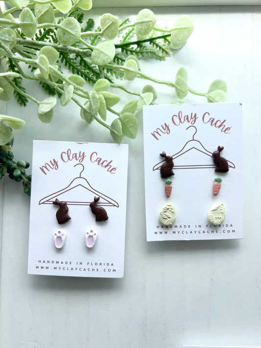 Chocolate Bunny Stud Packs