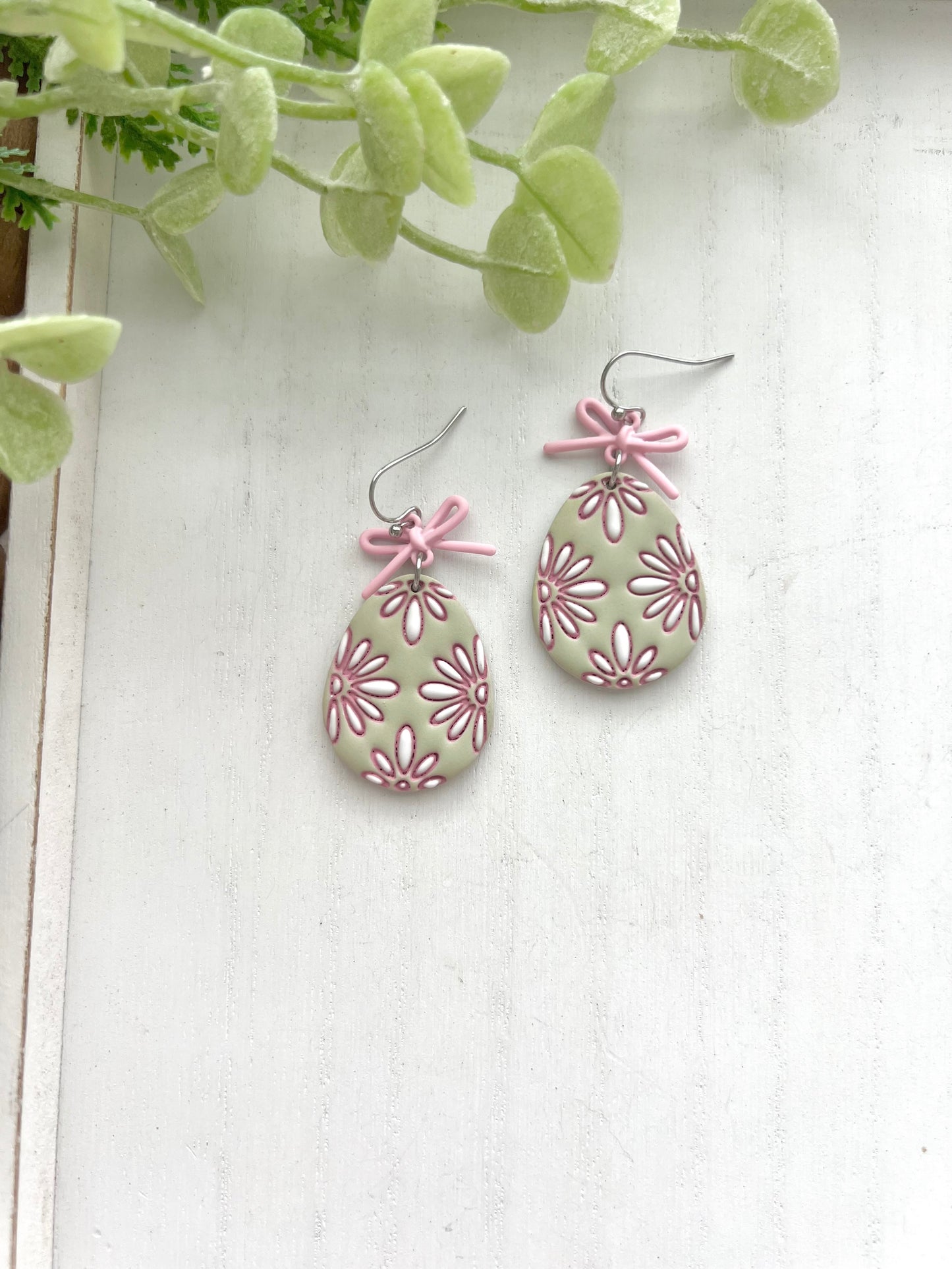 Boho Egg Dangles (Various Colors)