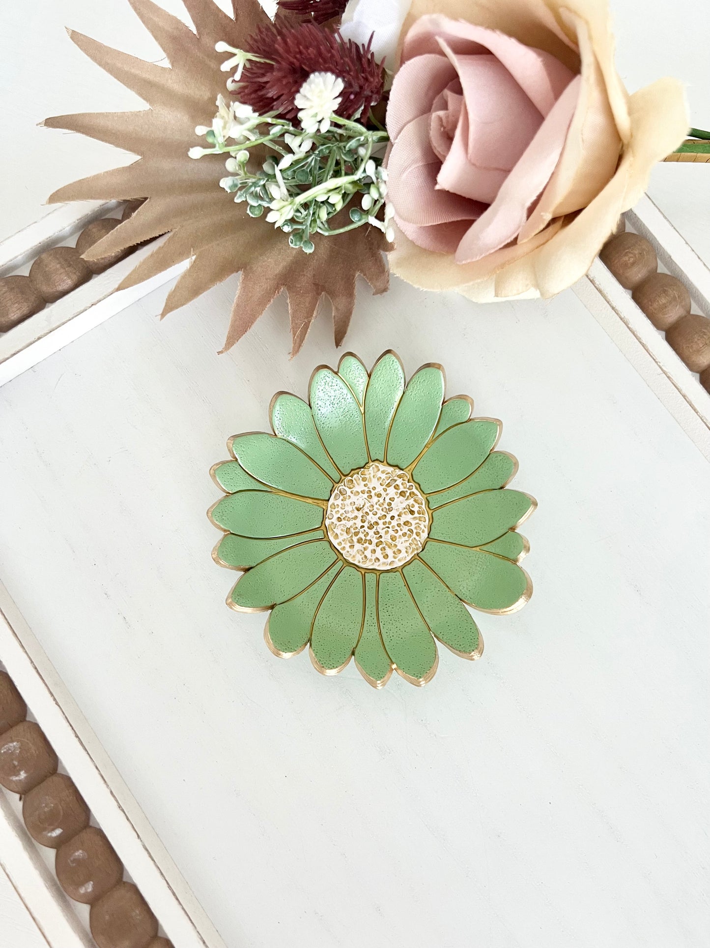 Floral Trinket Dish