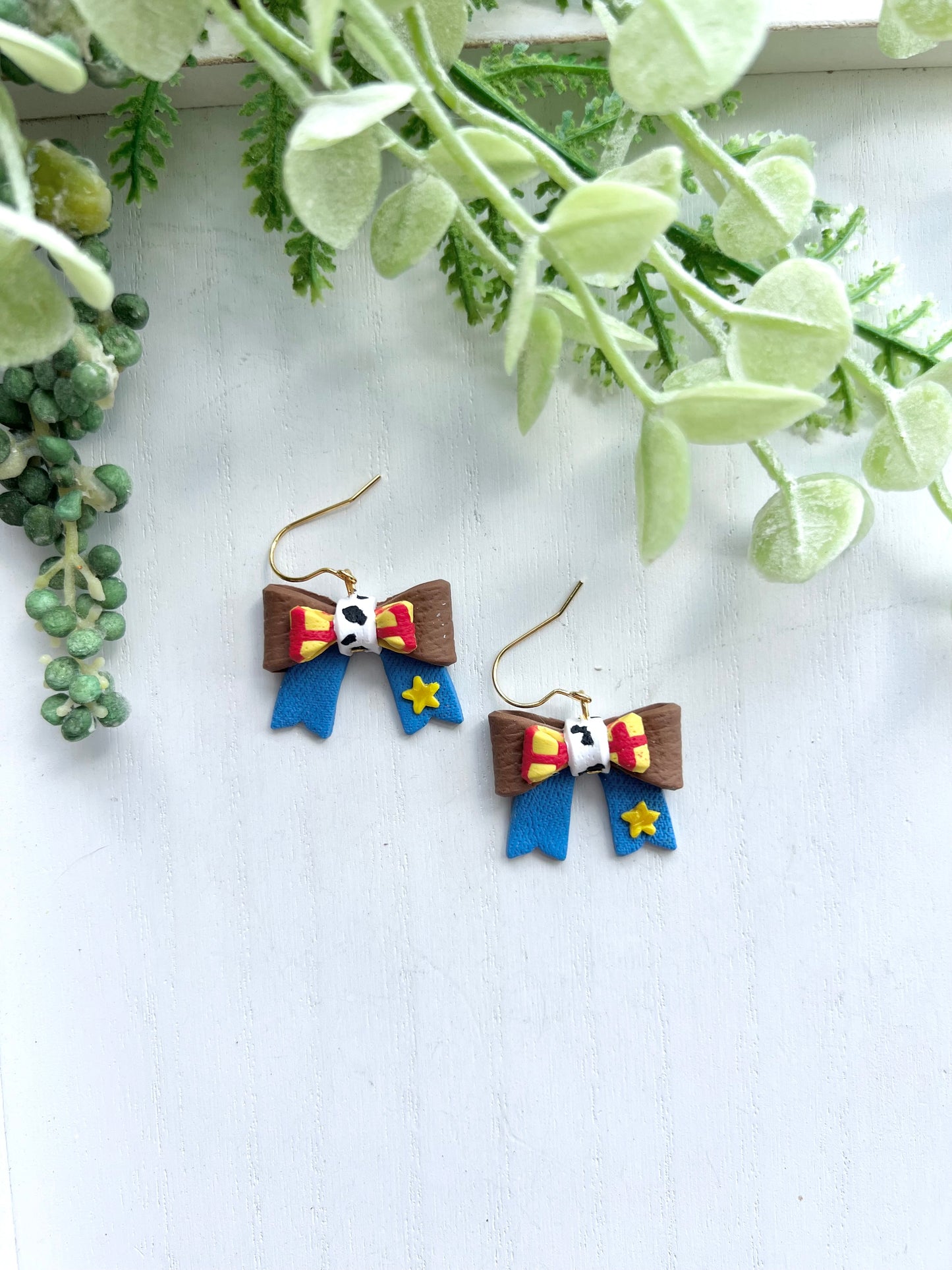 Woody Inspired Bow Dangles