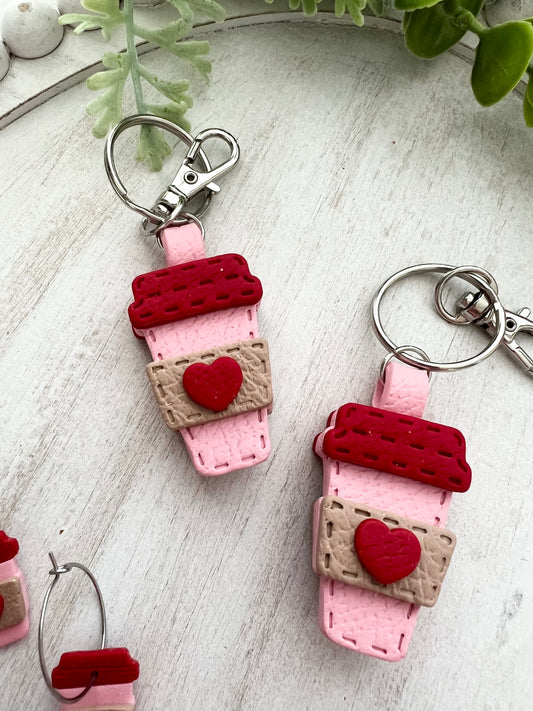 Coffee Earrings and Key Chains
