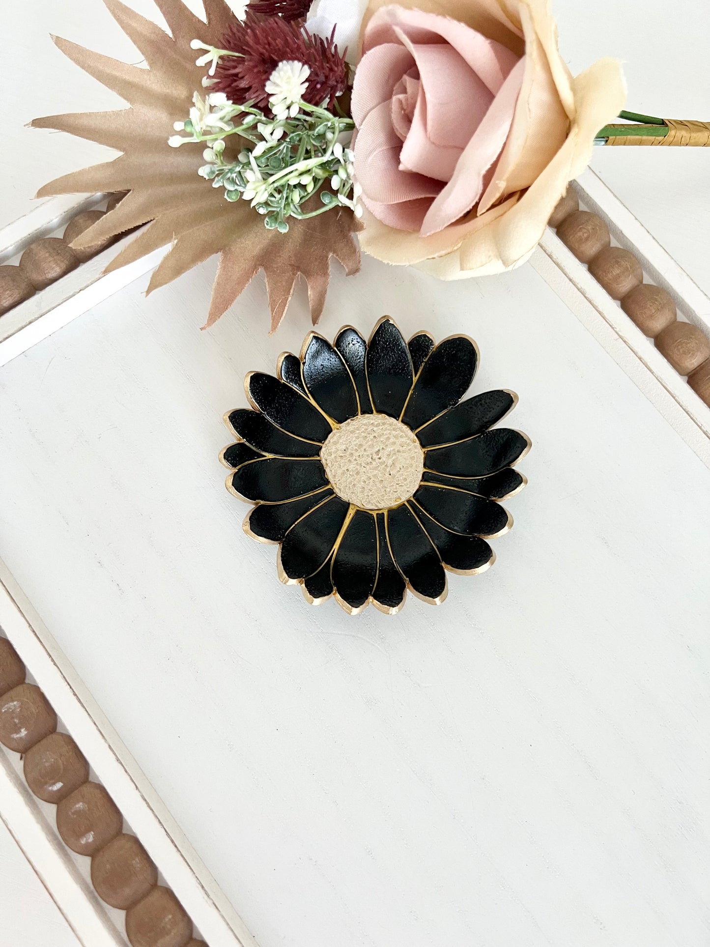 Floral Trinket Dish