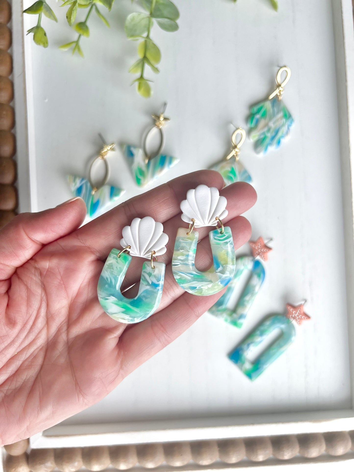 Sea Glass Dangles