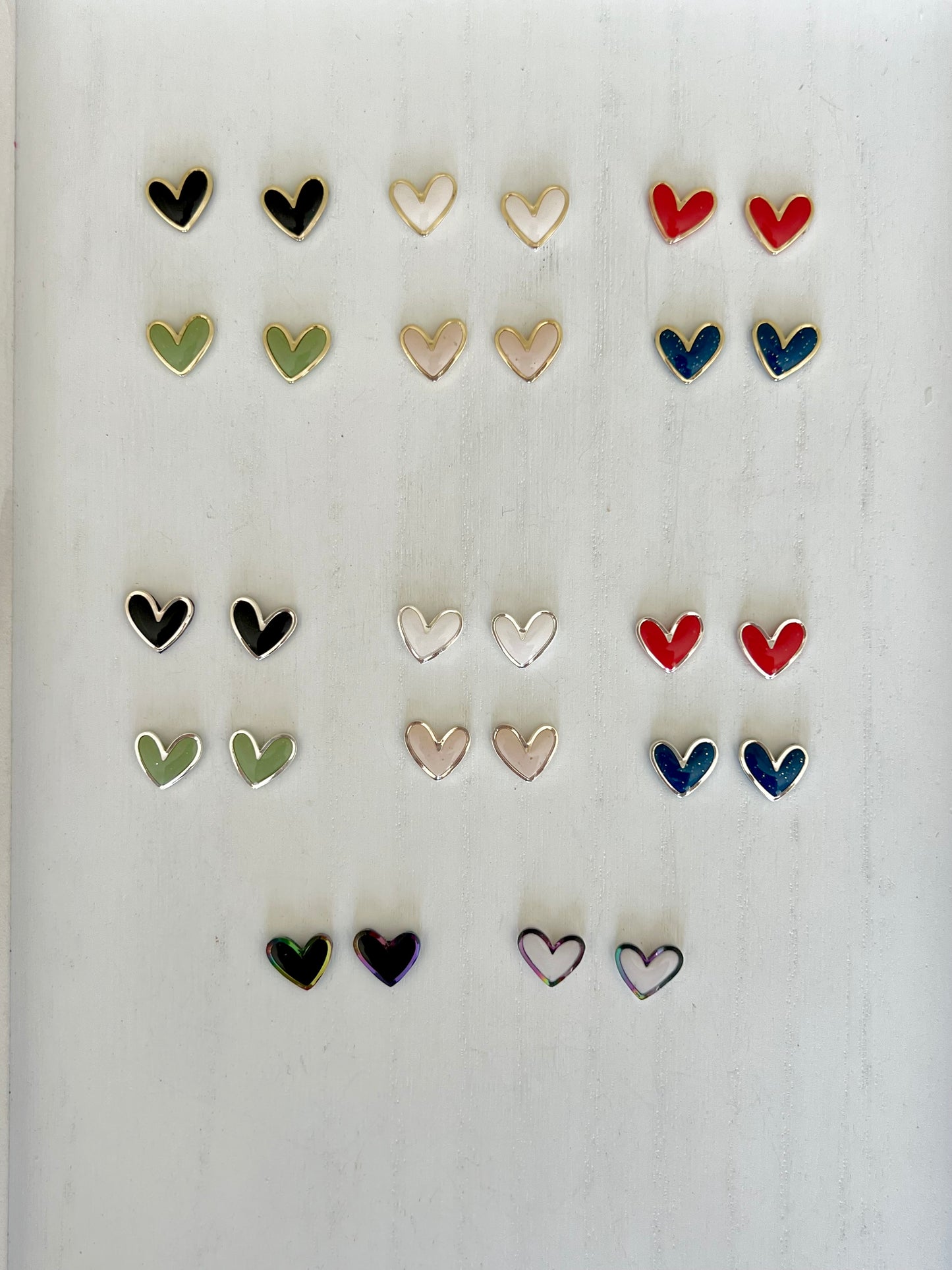 Heart Studs