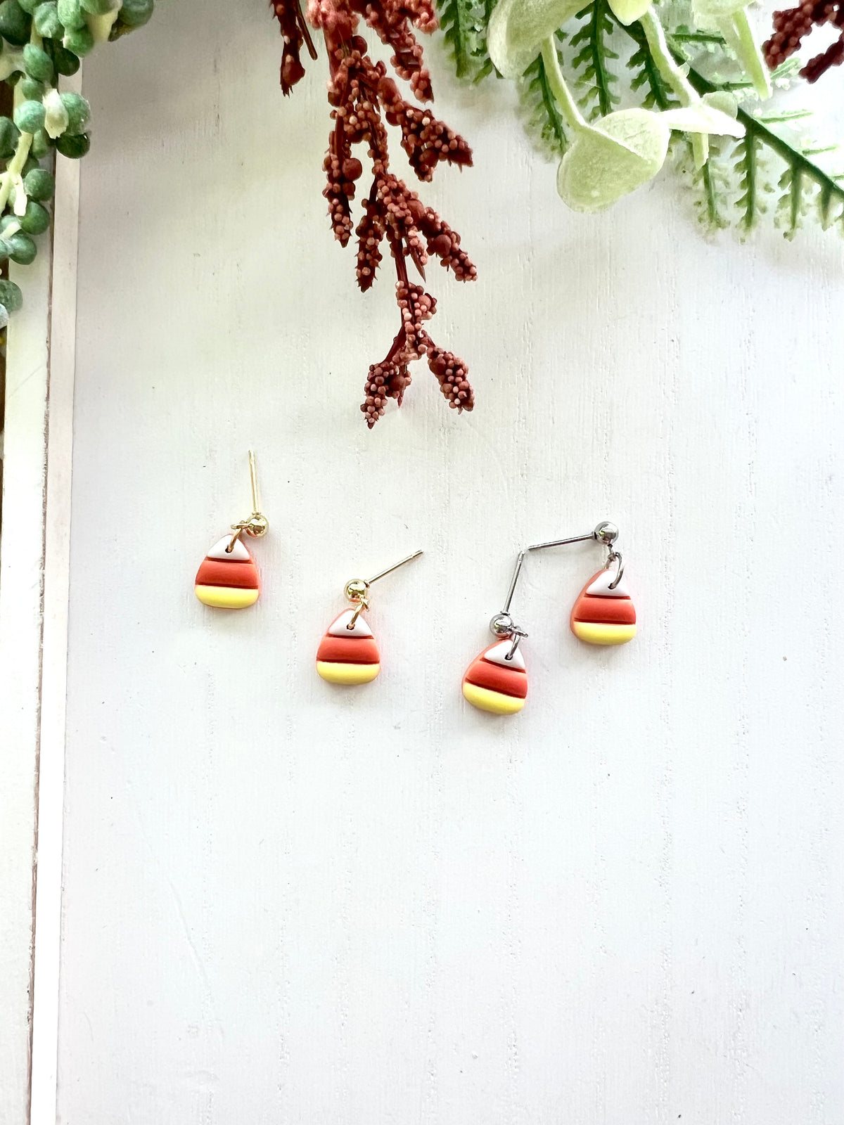 Dainty Candy Corn Dangles