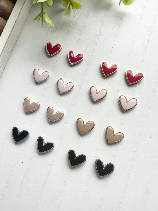 Heart Studs