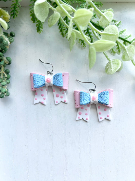 Bo Peep Inspired Bow Dangles
