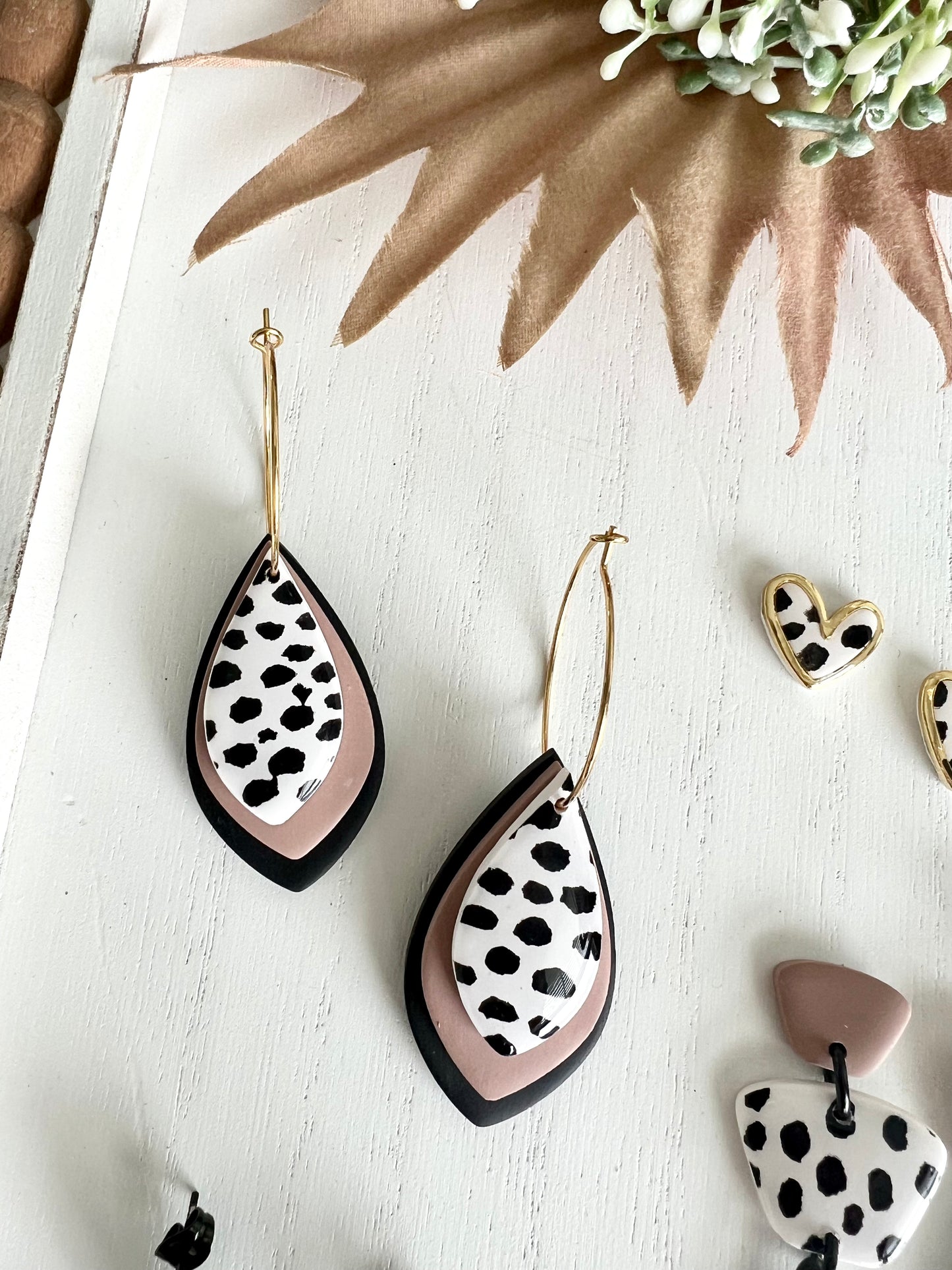 Fall Neutral Spotted Dangles