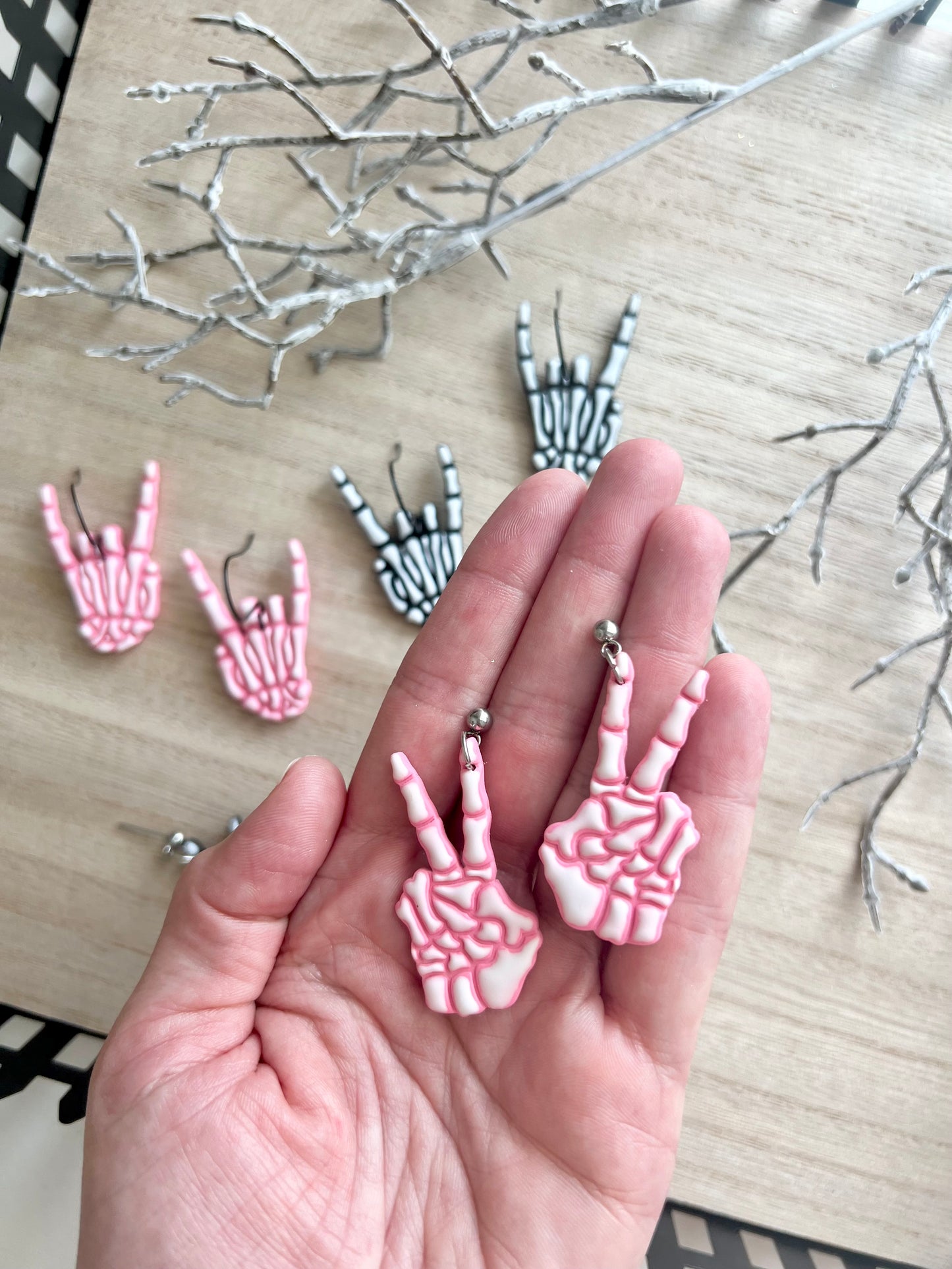 Skeleton Hand Dangles