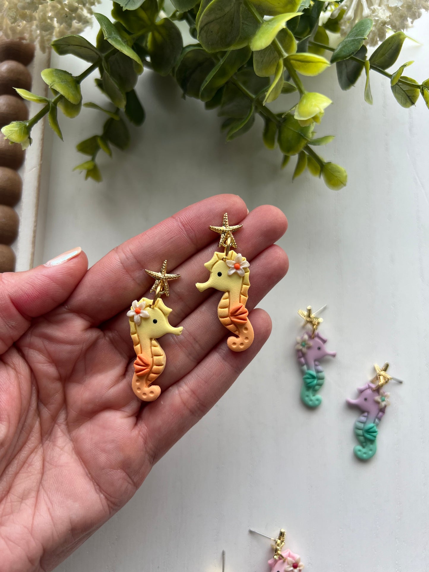 Seahorse Dangles and Studs