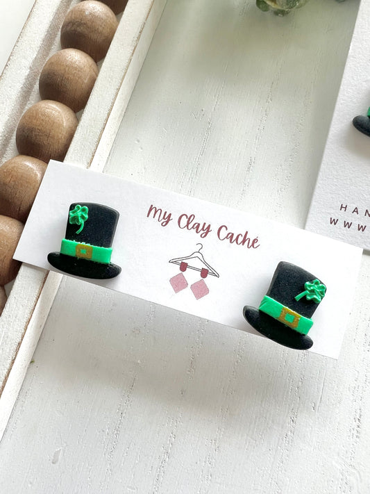 Leprechaun Hat Earrings