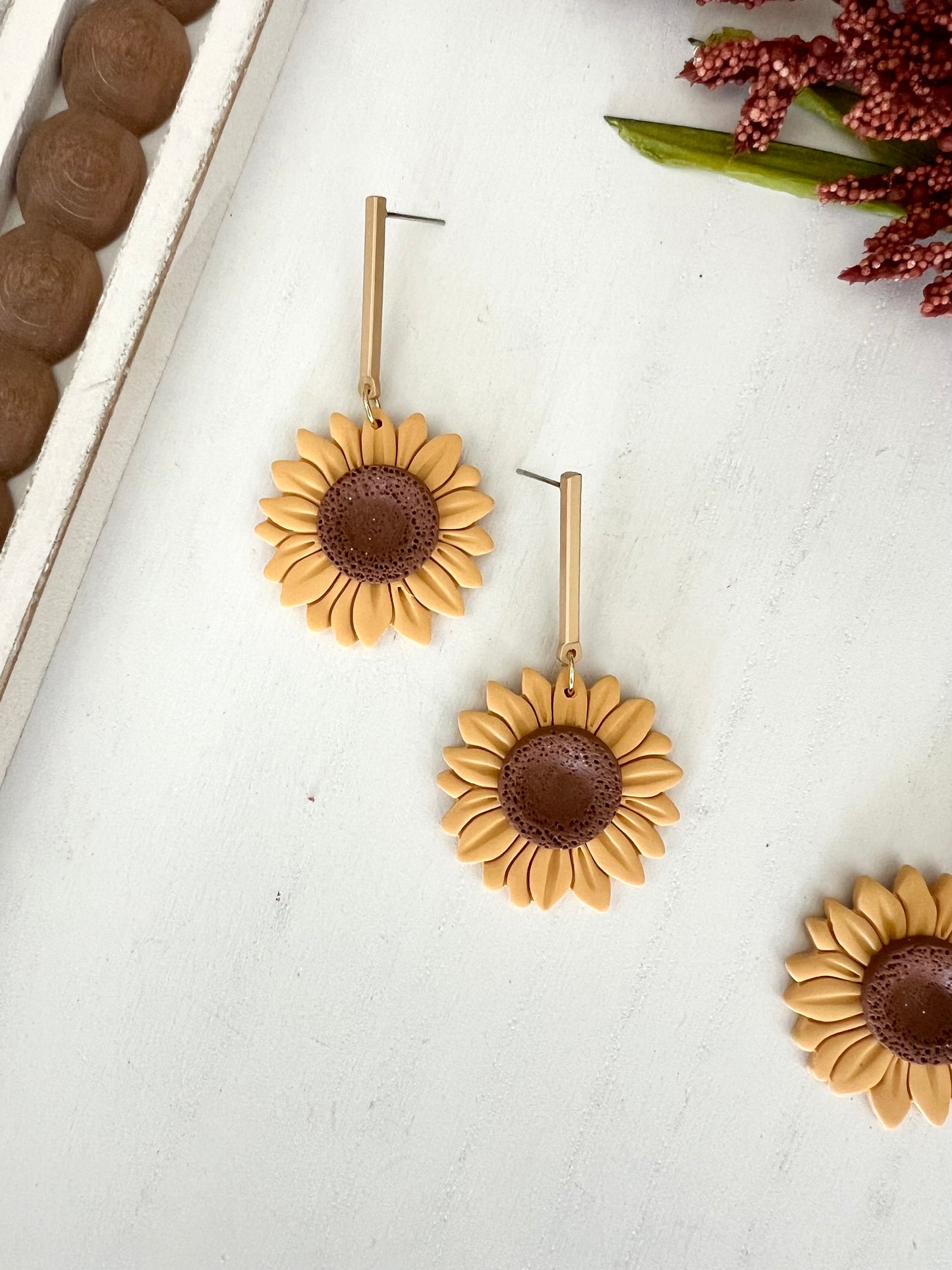 Sunflower Bar Dangles