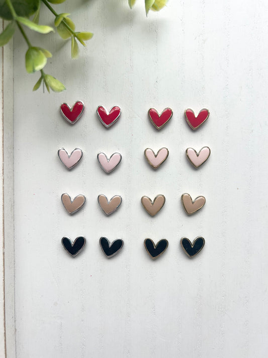 Heart Studs