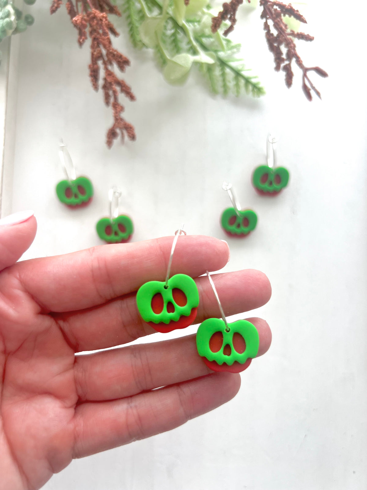 Evil Queen Poison Apple Hoops