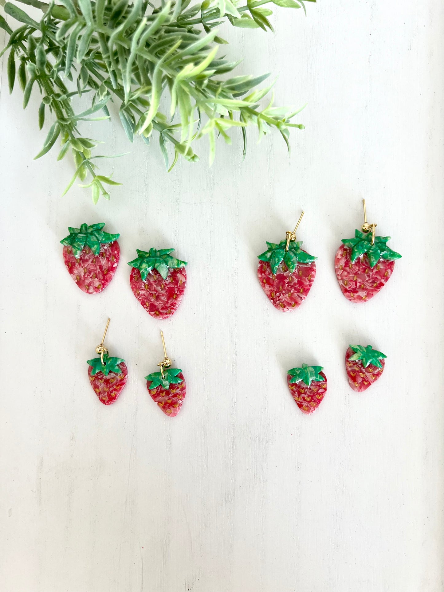 Strawberry Earrings (various styles)