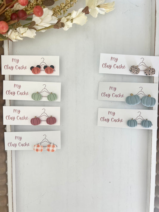 Small Pumpkin Studs (various colors)