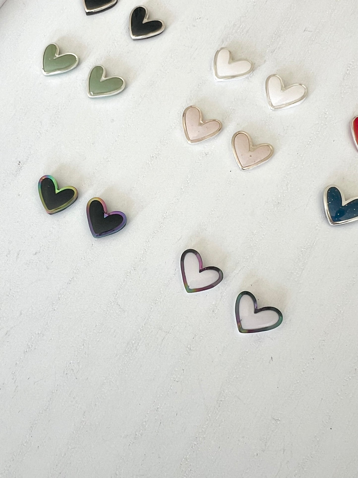 Heart Studs