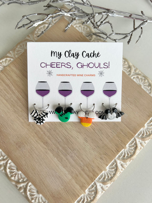 Halloween Mickey Wine Charms