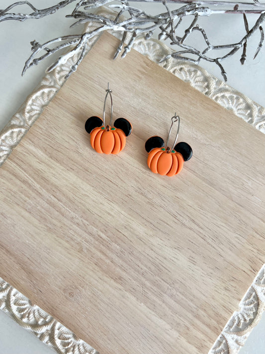 Mickey Pumpkin Hoops