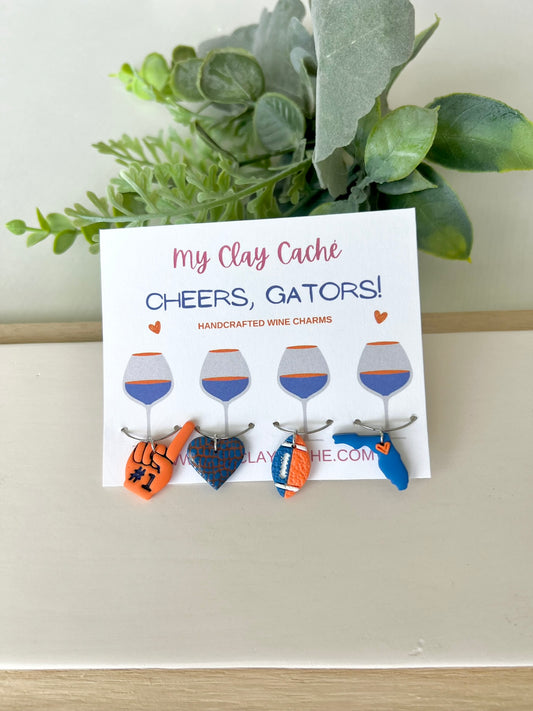University of Florida Wine Charms