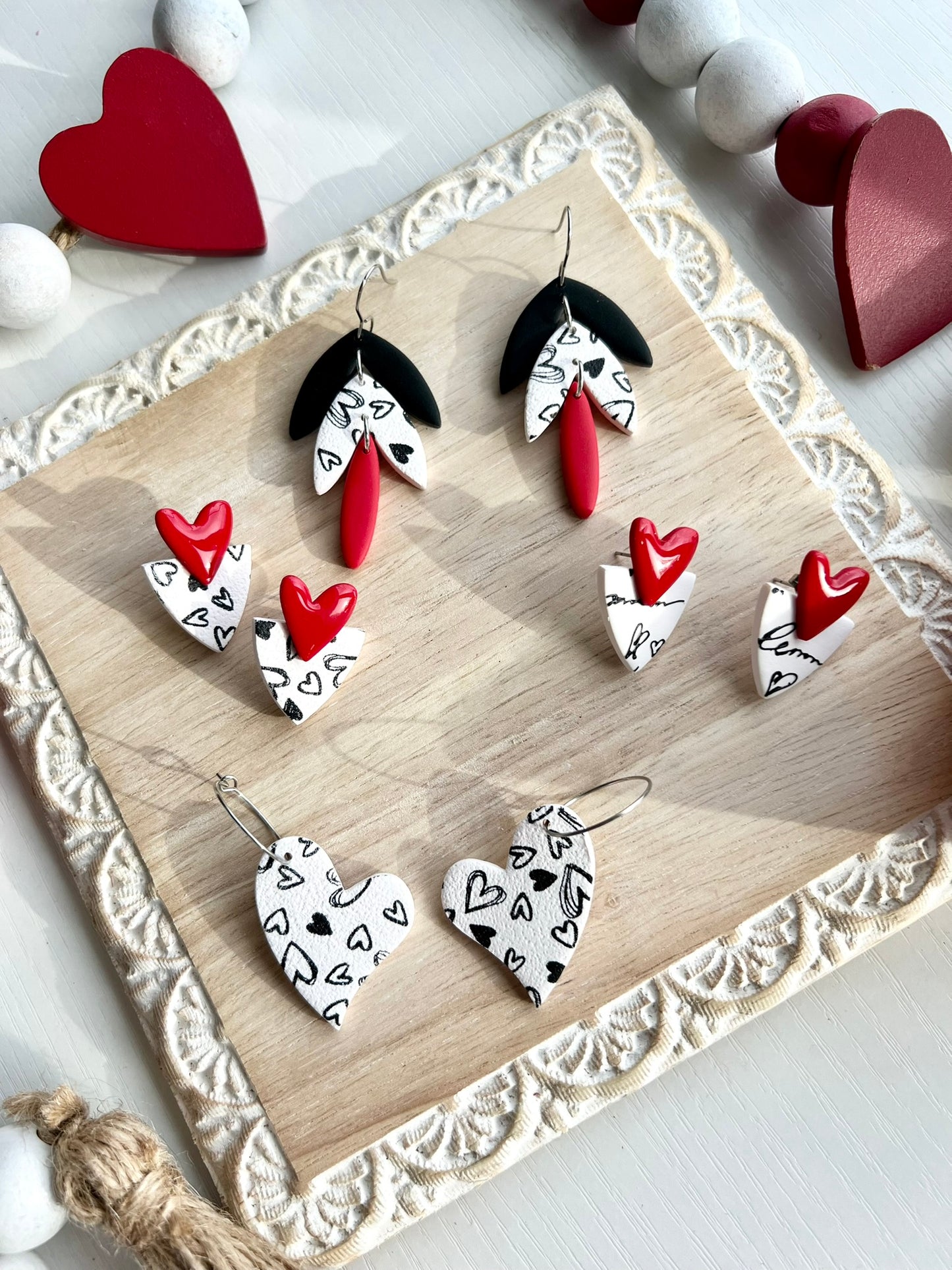 Red Black and White Valentine Styles