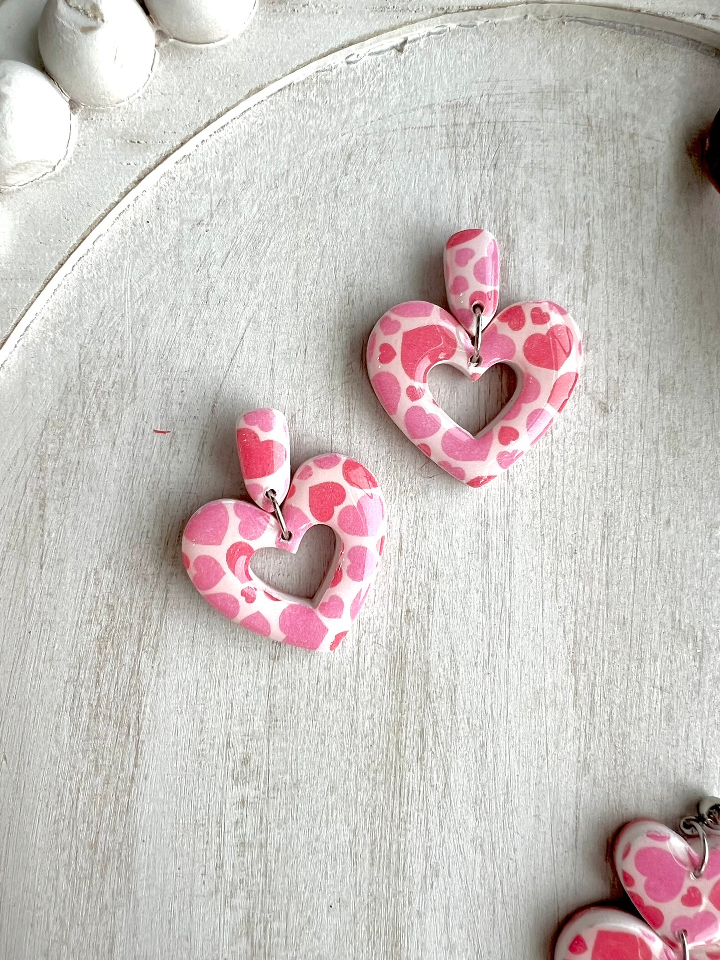 Pink Heart Print Styles